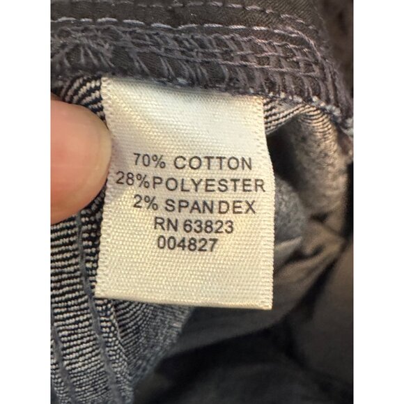 Christopher & Banks Womens Classic Fit Dark Wash Straight Leg Jeans Size 10 Cott - Picture 4 of 4